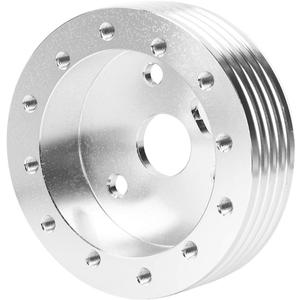 Steering Wheel Adapter Hub 98 Silverado, Grant Steering Wheel Adapter, Automotive Steering Wheels, 1In Aluminum Steering Wheel Hub Spacer For 5 6 Hole Wheels To 3 Hole Adapter (Silver)