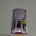 DEERLAMN Case for Samsung Galaxy S25 Ultra with Slide Camera Cover+Screen Protector (1 Pack), Rotated Ring Kickstand Military Grade Shockproof Protective Cover-Deep Purple (S25 Ultra-6.9 Inch)