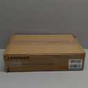 LEPOWER Wood Tripod Floor Lamp, Mid Century Standing Lamp, Modern Design Studying Light for Living Room, Bedroom, Study Room and Office, Flaxen Linen Shade with E26 Base Brown