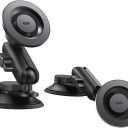 ESR MagSafe Car Mount, Vacuum Magnetic Car Mount, OmniLock 360 Adjustable Magnetic Phone Holder for Car, Suction Cup Phone Holders for Your Car, for iPhone 16/15/14/13/12/Samsung, All Smartphones