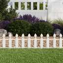 EasyFlex 24.9' Picket Border Fence Kit, White