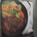 Inqibee 14 Inch Hybrid Nonstick Stainless Steel Paella Pan with Lid