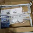 Neatly Made Extra Tall White Wire Shelf Dividers for Closet Organization 8-Pack - Sturdy and Easy Set-Up Closet Shelf Dividers with Bonus Rose Gold Hanger - 16 inches Height & 12 inches Wide