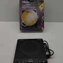 Mueller RapidTherm Portable Induction Cooktop Hot Plate Countertop Burner 1800W, 8 Temp Levels, Timer, Auto-Shut-Off, Touch Panel, LED Display, Auto Pot Detection, Child Safety Lock, 4 Preset Programs