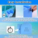 2 x 3 in 1 Phone Holder for Bogg Bag, Cup Holder for Stanley Cup, Sunglasses Holder for Bogg Bag Accessories, Organise Your Bag More Efficiently (Blue)