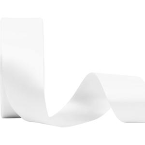 2 x LaRibbons White Ribbon 1 1/2 Inch 25 Yards Double Faced White Silk Ribbon for Flower Bouquet Crafts Gift Wrapping Wedding Party Decoration