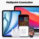 Wireless Air Pod Charging Case Replacement Compatible with Air Pod Pro 1st and 2nd Generation Charging Cases, Built-in 660 mAh Battery with Bluetooth Pairing Sync Button, No Earbuds