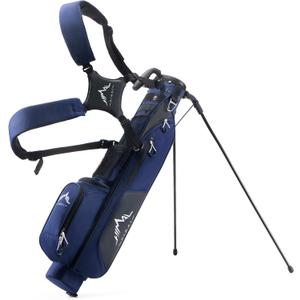 uniHimal Par 3 Golf Bag Small Lightweight with Dual Shoulder Straps – Pitch n Putt Golf Bag Easy to Carry and Durable for Men/Women– 31.5 inches Tall
