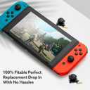 Hall Effect Joystick, 32 in 1 - No Drifting - Replacement Thumb for Switch JoyCon, Right/Left Stick - 4pcs with Repair Kit