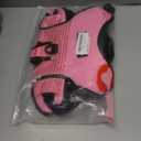 rabbitgoo Escape Proof Dog Harness Large Dogs, Soft Padded Full Body Pet Harness, Reflective Adjustable No Pull Vest with Lift Handle and Leash Clip for Walking Hiking Training, Light Pink, L (Large (Pack of 1))