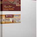 Masterpiece ZSMM-1218 Monet Pro 1.5" Deep Monterey 10.5 oz Cotton Medium Texture Stretched Artist Canvas 12" x 18" 3 Pack