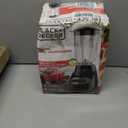 BLACK+DECKER Countertop Blender with 6-Cup Glass Jar, 10-Speed Settings, Black, BL2010BG