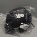 GLX M14 Open Face Motorcycle Helmet - Matte Black, Large - DOT Approved