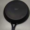 OXO Obsidian 10" Carbon Steel Frying Pan, Pre-Seasoned Skillet, Builds Natural Nonstick with Use, Induction Ready, Oven Safe, Removable Silicone Handle