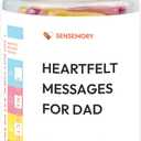 50+ Heartfelt Messages for Dad  What I Love About You Jar  Birthday Keepsake or Gift from Daughter  Best Dad Ever Present for Christmas, Fathers Day, or Any Special Moment