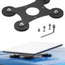 Starlink Mini Mount Magnetic 240Lbs - No Drill Starlink Mini Car Roof Mount for Truck, RV, Boat - Heavy Duty Universal Antenna Holder with Quick Release, All-Terrain Grip