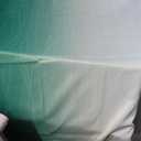 Estelar Textiler Green and Greyish White Blackout Curtains 45 Inch Length, Full Light Blocking Gradient Drapes for Kitchen, Thermal Insulated Grommet Ombre Curtains for Bathroom, 52Wx45L, 2 Panels