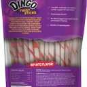 Dingo Twist Sticks 50 Count, Premium Rawhide Treats For Dogs Made with Real Chicken 50-Count (8.8 Ounce (Pack of 1))
