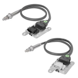 2PCS 22303391 22303390 Inlet & Outlet Nox Sensor Nitrogen Oxygen SensorCompatible with 2011-2022 Volvo D11/D13/D16 2013-2016 Mack GU4/GU5/GU7/GU8/CXU LEU LR600 MRU Truck 5WK97366 5WK97367