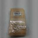100 Pcs Resealable bags,3.5" x 5.5" Stand Up Kraft Paper Bags with Matte Window, Zip Lock Food Storage Bags for Packaging Products, Reusable, Sealable (Brown)