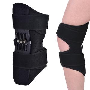 Spring-driven knee supportKnee Brace,Enhances joint assistance during stair climbing, squats, and daily activities - Ergonomic patella support with adjustable straps (Black)