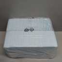 Amazon Basics Leak-Proof Dog and Puppy Potty Training Pee Pads with Quick-Dry 5-Layer Super Absorbent Design, Regular Size 22 x 22 inch, Blue & White, 100 Count