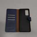 SUANPOT for T-Mobile Revvl V+/V Plus 5G with RFID Blocking Wallet case Credit Card Holder,Flip Book PU Leather Phone case Shockproof Cover Cellphone Women Men for TMobile Revvl V+ 5G case Wallet Blue