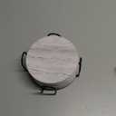 Acejoz Drink Coasters with Holder for Coffee Table, Absorbent Coaster Set of 6, Marble Style Ceramic Coaster for Wooden Table, Suitable for Kinds of Cups, Home Decor, 4 Inches