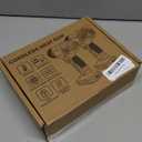 LIVOWALNY Cordless HeatGun Compatible with Dewalt 20v Battery (No Battery), 350W Fast Heating Soldering Hot AirGun 122-1022 Variable Temperature Control with 5 Nozzles for DIY Craft, Shrink Tubing