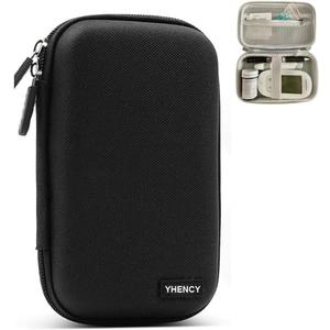 Hard Shell Diabetic Supply Bag Diabetes Travel Case Organizer for Blood Glucose Monitor Testing Kit with Meter, Blood Sugar Test Strips, Lancets, Lancing Device, Alcohol Wipe (A-Black, Small)