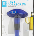 Wine Stopper Cork Screw 3 in 1 Stainless Steel