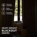 jinchan Chenille Blackout Curtains for Bedroom 96 Inches Long Soft Beige Thermal Living Room Curtains Luxury Farmhouse Room Darkening Window Drapes 2 Panels Thick Dining Room & Patio Curtains Back Tab