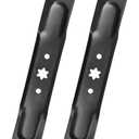 942-04308 Mower Blade Compatible with Cub Cadet RZT MTD LT2000 42 Inch Deck 742-04308 742-04312, High-Lift Blades 742-0656 for MTD T1100 LT1500 T1000 T1200 T1300 LT-135 T1400 T2100 T1800