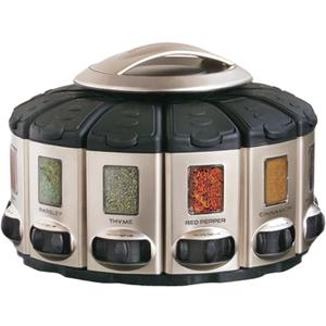 KitchenArt 57010 Select-A-Spice Auto-Measure Carousel Professional Series, Satin