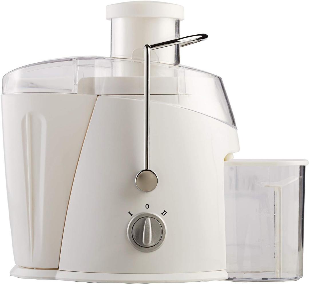 Brentwood JC-452W Juice Extractor with Graduated Jar Jar,2-Speed 400w,White