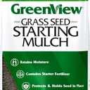 GreenView Grass Seed Starting Mulch Ideal for Newly seeded lawns and Bare Spots - 38 lb. Bag - Covers 760 sq. ft. (EXP 05/13/27)