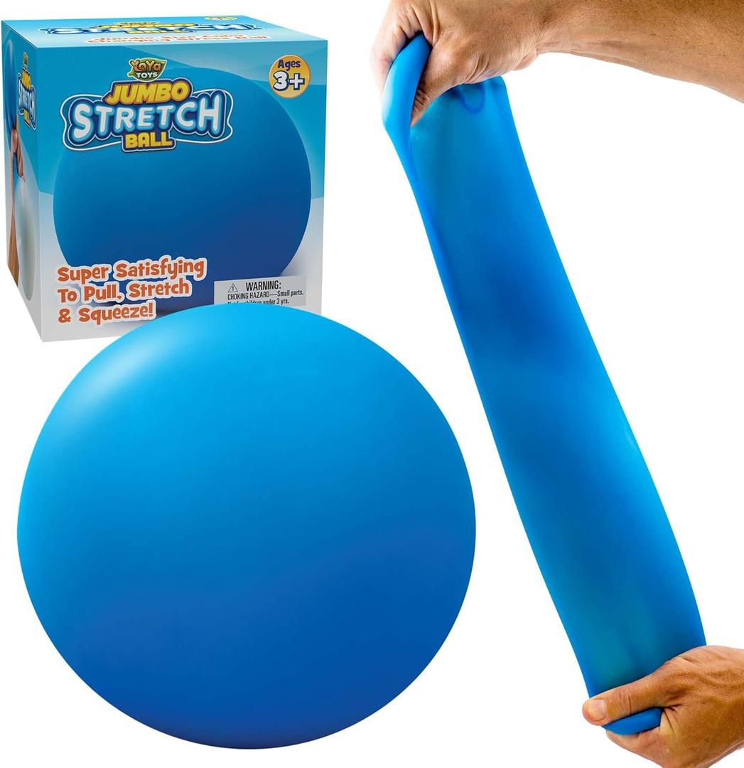 YoYa Toys Squeeze Fidget Toy | Sensory Stretch Ball for Anxiety, Stress, Anger Management, Hand Strength, Occupational Therapy | Colorful Stress Ball for Kids & Adults