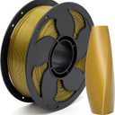 Metal Bronze PETG Filament 1.75mm High Intensity 3D Printer Filament, 1kg (2.2lbs) Spool Toughness Enhanced Metallic PETG 3D Printing Filament Beginner Friendly