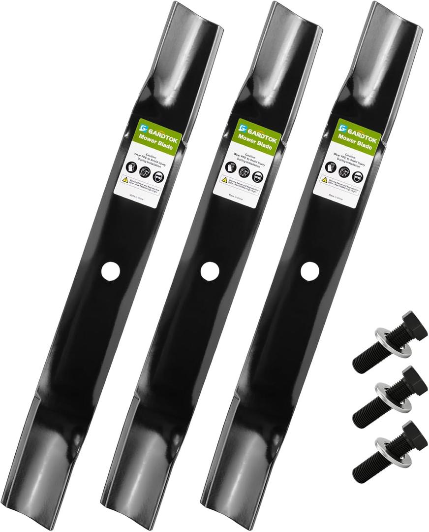 115-2454-03 High Lift Blades for 54" Mower Deck,Compatible with Exmark Quest E S-Series Tor o Time Cutter SS5425 ZX5400 ZX5420 MX5400 MR5400 54 Inch Deck (3 Pack)