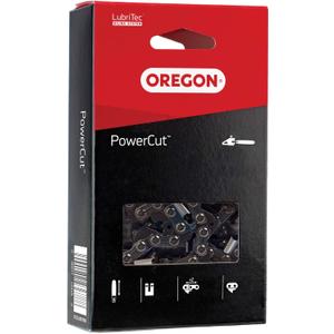 Oregon 72EXL105G Low-Vibration, Full Chisel Cutter Saw Chain, 3/8" Pitch, .050" Gauge, Standard Sequence, 105 Drive Links