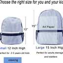Toddler Backpack, Seersucker Preppy Backpack, Classic Cute Kids School Bookbag Preschool Kindergarten Children Bag