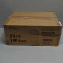 Ginkgo 100 Pack 20 oz Disposable Paper Coffee Cups with Lids and Sleeves, To Go Hot Coffee Cups for Hot Chocolate, Cocoa, Tea and Drinks