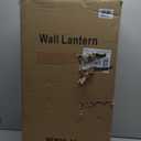 Brass Outdoor Wall Light Fixtures, Exterior Waterproof Lanterns, Porch Wall-Mounted Lights with E26 Socket and Glass Shade  Modern Rustproof Wall Sconces for Yard, Front Door & Entryway.2-Pack