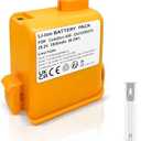 Replacement Battery for EAC63382214 EAC63382216,2406_A9X_LITE, Compatible with LG CordZero Q3, A7, A9S, A9K, A9X & A9komp A9S-LCD 250W/280W/320W, A9-CORE1S, A9X-AUTO/Prime/STEAM Models,etc