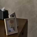 Picture Frame Set, 4x6 Photo Frames with Foldable Stand, Stylish Tabletop Display, Durable Wood Design, 3Pcs, Brown, Marble, Natural Wood Color