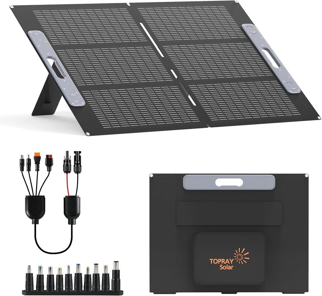 100W Portable Foldable Solar Panel for Power Station