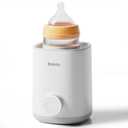 Consistent Baby Bottle Warmer -Never Overheat- Fast & Even Heat for Breastmilk & Formula, Accurate Temp Control with Smart Chip, Easy to Use, BPA Free, Night Light, Milk Warmer for All Bottles