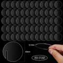 60 Pcs Acrylic Drink Tags Party Drink Tag Circles Hearts Acrylic Markers Wine Glass Disc Blank DIY Label for Rim of Glass Champagne, Clear(Round)