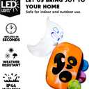 Joiedomi 5 ft Tall Halloween Inflatable Outdoor Decoration, Halloween Blow Ups Cute Ghost Halloween Decorations with Pumpkin Candy Bag with LEDs for Yard Decor