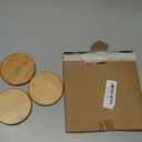 uxcell 4Pcs Bamboo Cup Lid 3.58 Inch, Cup Cover Coffee Mug Cover Tea Glass Drink Cup Lid, Reusable Wooden Round Cup Lid for Keeping Warm